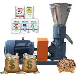 Feed Pellet Granulator Machine Animal Feed Pellet Milling Machine Wood Feed Mills Pellet Processing Machine