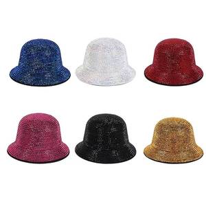 Sombrero de Pescador Multicolor con Pedrería para Espectáculos de Moda, Venta al Por Mayor - Product Image 3