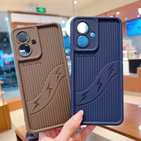 Nouvelle coque de téléphone portable en TPU souple mat avec effet de bulles et de rayures anti-chute, accessoires pour téléphone portable en gros pour Samsung A03 A07 A16 A56
