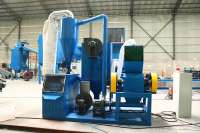 Machine de recyclage de câbles, granulateur de fils de cuivre pour le recyclage des câbles usagés, séparation du cuivre et récupération des métaux