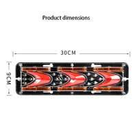 Feu arrière clignotant à LED haute luminosité 12V/24V pour camion et remorque, étanche IP67, en ABS – Nouvelle lampe automobile pour rénovation/amélioration