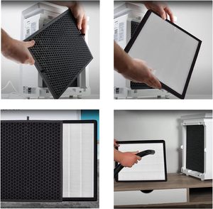 Nhà Máy Giá thay thế máy lọc không khí Lọc levoit LV-PUR131 Đúng HEPA & kích hoạt bộ lọc carbon Set LV-PUR131 Bộ lọc không khí - Product Image 5