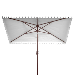 Ombrellone da Spiaggia Quadrato Moderno Impermeabile 2,7m con <span class=keywords><strong>Logo</strong></span> Personalizzato, Palo in Acciaio Inox, Inclinazione Regolabile, Protezione Solare, Manovella per Patio - Product Image 3