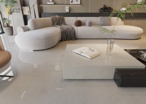 Yushi ARAN trắng hoàng gia màu be kem mặt trăng phiến đá cẩm thạch đánh bóng tự nhiên ARAN Trắng thêm đá cẩm thạch cho biệt thự sàn tường - Product Image 3