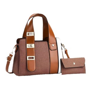 Sacs à main pour femmes, nouvelle collection, vente en gros, ensemble de 2 sacs fourre-tout de luxe en cuir PU, derniers éléments populaires, sac à main pour femme - Product Image 5