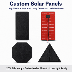 แผงโซลาร์เซลล์ขนาดเล็ก <span class=keywords><strong>12V</strong></span> 0.5w 0.6w 1.8W ขนาดเล็กเคลือบ ETFE กันน้ำ ประสิทธิภาพสูง สำหรับอุปกรณ์และชุดเซ็นเซอร์ไร้สาย - Product Image 4
