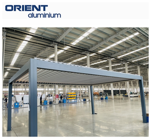 <span class=keywords><strong>3x3</strong></span> 3x4 4x4 6x4m Cubierta de pérgola bioclimática de aluminio impermeable para exteriores Pérgola con persianas de aluminio - Product Image 5