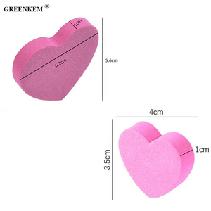 Limes à <span class=keywords><strong>ongles</strong></span> en éponge rose, blocs double face 100/180, polissage, ponçage, tampon de limage, forme de cœur, papier de verre, tampons à <span class=keywords><strong>ongles</strong></span> en forme de cœur - Product Image 6