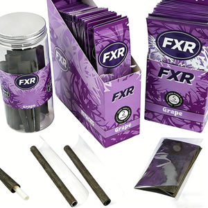 Wholesale Custom Printed Manual Paper 1 5 Packs 6 Flavors <strong>Blunt</strong> <strong>Wraps</strong> Support Custom Plastic Bag with Display Box - Product Image 2