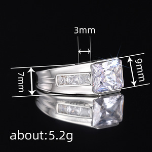 Anello con Design Geometrico Stile Matrimoniale per Donne - Product Image 4