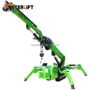 Ali 10m 16m 22m Hubhöhe Langer Ausleger Spinnenhebebühne Tragfähigkeit 3000kg 3T 5T 8T 10T 12T 14 Tonnen CE-Zertifizierter Spinnenkran - Product Image 3