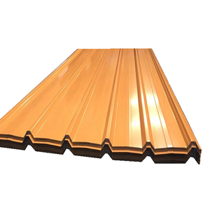 Color Coated Aluminum Corrugated <strong>Sheet</strong> DX51D SGCC Zink Corrugated Color Coated Metal Roofing <strong>Sheets</strong> - Product Image 5