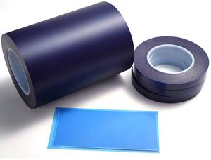 เทปยางพีวีซีสีฟ้าโปร่งแสงทนความร้อนสูง กาวซิลิโคนเป็นมิตรกับสิ่งแวดล้อม สำหรับป้องกันพื้นผิวโลหะแผงวงจรพิมพ์และการชุบโลหะ - Product Image 5