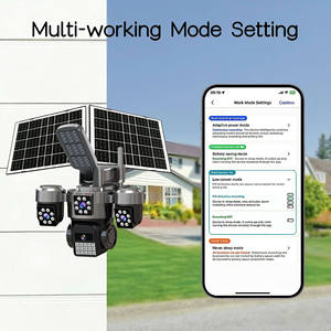 Hieasy 12X Zoom 4 Objektiv AOV PTZ IP 4G Sim-Karte Solar kamera Außen 10K 4 Bildschirme WiFi-Überwachung Drahtlose CCTV-Überwachungs kameras - Product Image 6