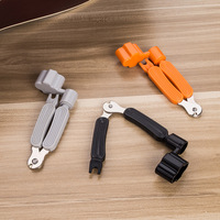 Outil multifonction professionnel 3-en-1 pour enrouleur de cordes de guitare acoustique/électrique et de basse
