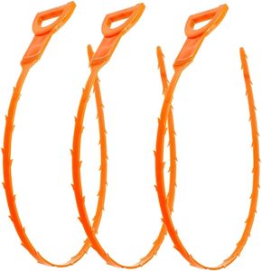 Déboucheur de drain en plastique très vendu pour toilettes, baignoires, éviers de cuisine et douches – Outil long pour éliminer les cheveux et les obstructions - Product Image 1