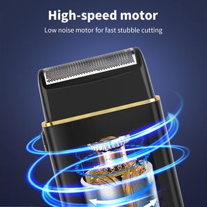 Tondeuse à cheveux professionnelle Foil Shover, rasoir électrique à 3 vitesses pour homme, tondeuse à barbe pour homme - Product Image 6