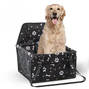 Qbellpet Wholesale Custom dog car booster seat dog safe travel artifact dog car seat cover for back seat