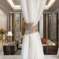 Meilleures ventes, attaches de rideaux magnétiques de luxe Winbow, attaches en macramé pour la salle de mariage
