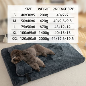 Hersteller Großhandel Custom Logo Haustier Lieferant Große ortho pä dische Mamory Foam Hunde bett mit Kissen - Product Image 3