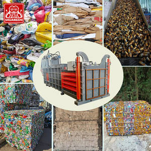 Presse à balles hydraulique horizontale industrielle de <span class=keywords><strong>160</strong></span> tonnes pour le compactage et l'emballage de métaux de rebut OCC - Product Image 2