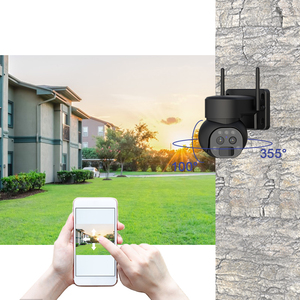 Cámara de seguridad exterior 4MP 2MP Zoom Digital híbrido 4G LTE Panel Solar visión nocturna Audio bidireccional 12X CMOS Tuya tarjeta de memoria - Product Image 5