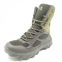 BAEWOON TB12 Bottes tactiques pour hommes, chaussures de randonnée en montagne, bottes tactiques unisexes à tige haute, bottes de forces spéciales