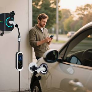 Kit Caricabatterie Modulare per Veicoli Elettrici 32A 22KW con App, Caricatore Portatile per Auto Epro Tipo <span class=keywords><strong>2</strong></span> con 5 Adattatori CEE 32A 16A <span class=keywords><strong>Schuko</strong></span> e Spina Maschio Tipo <span class=keywords><strong>2</strong></span> - Product Image 4