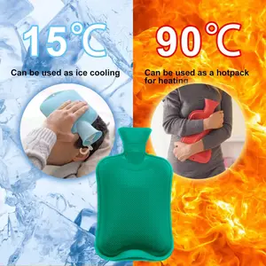 Hot-water And Cold Water Bottle Bag With Cover Reusable Rubber Hot-water Bag