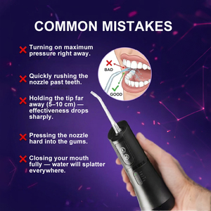 Hydropulseur portable sans fil <span class=keywords><strong>Puur</strong></span> Smile - Soins dentaires avancés pour une bouche, des gencives et des dents plus saines - IPX7 - Product Image 4