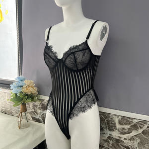 Nuevo Teddy Sexy Transparente Negro para Mujer, Estilo Encantador con Característica Transpirable, Ropa Interior, Lencería - Product Image 6
