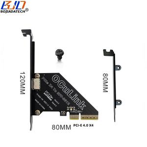 PCI Express PCI 4.0 1X PCIe 4X ไปยัง oculink อะแดปเตอร์เชื่อมต่อ SFF-8612 SFF-8611การ์ด Riser การ์ดรองรับ U.2 SFF-8639 U2 SSD NVMe - Product Image 3
