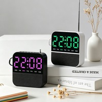 Nouvelle Horloge Réveil Radio Multifonctionnelle 2026 avec Grand Écran LED – Horloge de Bureau et de Chevet Décorative Perpétuelle