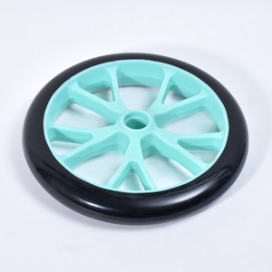 Rueda sólida duradera de PU para patines de rueda delantera y sillas de ruedas, monopatín con batería de litio, Rodas - Product Image 1