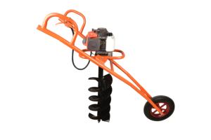 สว่านเจาะดินแบบล้อ 62 ซีซี เครื่องเจาะรูแบบใช้น้ำมันเบนซิน 2 จังหวะ - Product Image 2