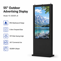 Reproductor de Publicidad LCD para Tiendas Minoristas con Pantalla Dividida y Control Remoto CMS Directo de Fábrica