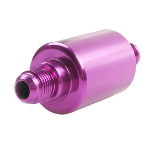 Filtro de Combustible AN6 de Aluminio Morado con Filtro para Reemplazo Automotriz - Product Image 2