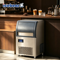 Máquinas para Hacer Hielo de 25 kg, Mini Máquina de Hielo de Alta Pureza para el Hogar