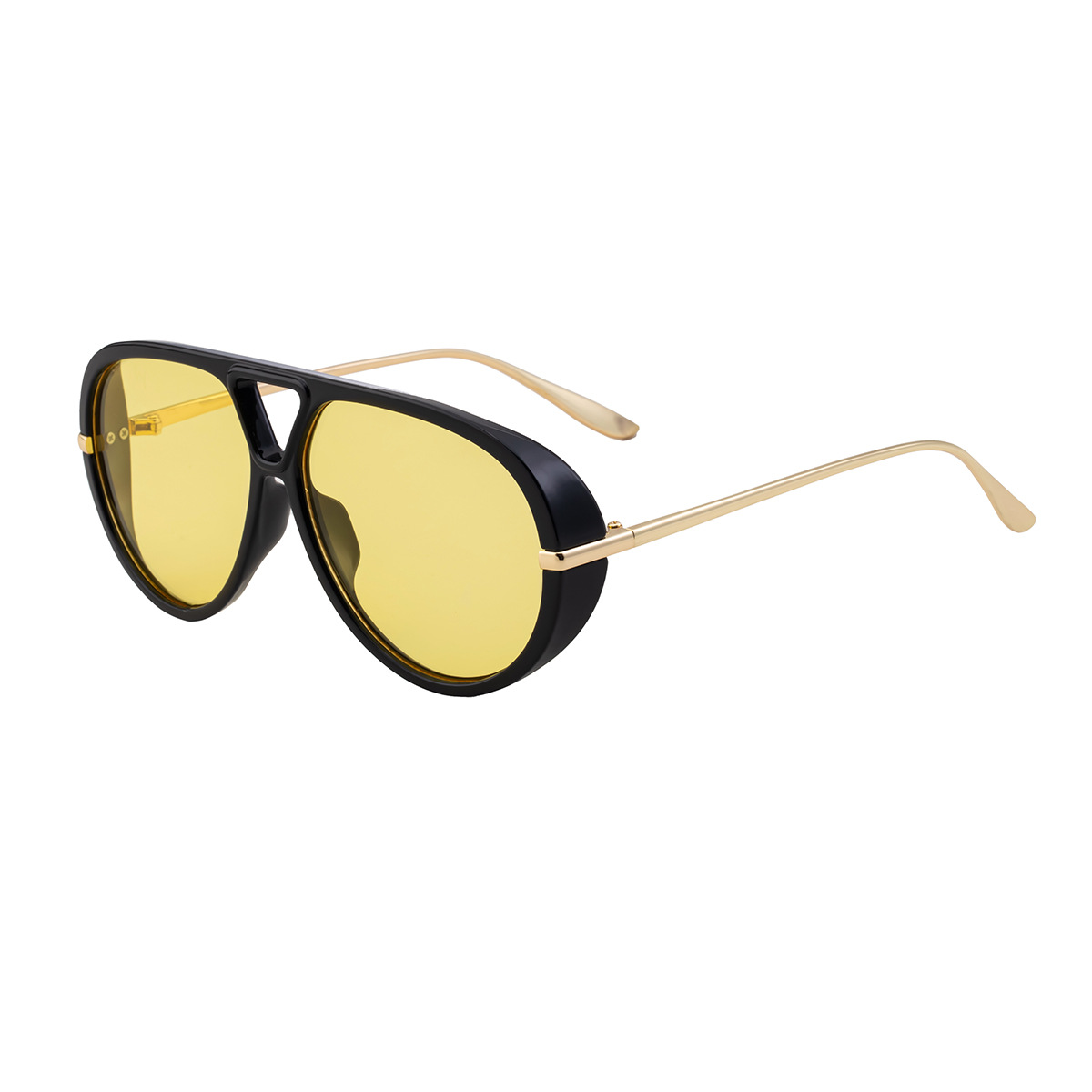 C6 cadre noir jaune
