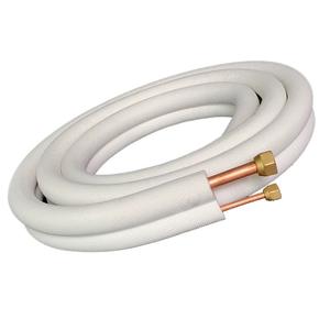 Tuyau de raccordement en cuivre pour climatisation 1/2''1/4''<span class=keywords><strong>3</strong></span>/<span class=keywords><strong>8</strong></span>'' Tuyau fileté en cuivre pour isolation PE - Product Image 1