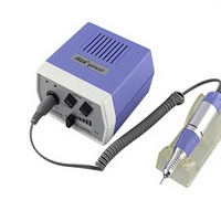 Taladro y Lima de Uñas Profesional Popular JD300 de Plástico con Motor de Escobillas 30000rpm, Herramienta Portátil para Arte de Uñas, Compatible con Enchufes de EE. UU./Reino Unido/UE