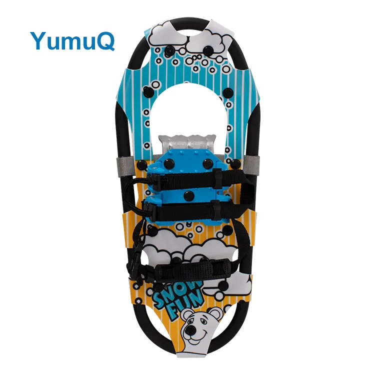 YumuQ New Design Winter Ski Training Leichte Kunststoff Schneeschuhe Wintersport mit ausziehbarem Deck zu verkaufen