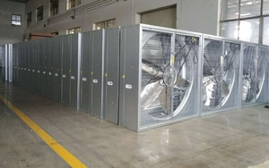 Lames en acier inoxydable, régulation de la température et de l'humidité pour l'élevage de volailles, ventilateurs électriques muraux pour serres - Product Image 6