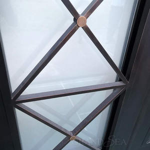 Porte d'entrée élégante en <span class=keywords><strong>fer</strong></span> <span class=keywords><strong>forgé</strong></span>, style bohème, vintage, en métal - Product Image 6