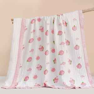 6 Layers Newborn Customize 100 Organic Cotton Baby Muslin <b>Swaddle</b> <b>Wrap</b> Kids Muslin <b>Swaddle</b> Blankets - Product Image 3