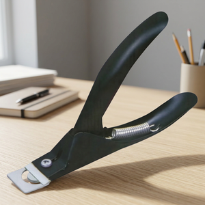 Matt Black Powder Coated Stainless Steel <b>Nail</b> Clipper for Artificial Finger <b>Nails</b> French <b>Nail</b> Extension <b>Nail</b> Tip & Rim Cutters - Product Image 1