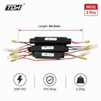 Resistencia de Carga LED para Motocicleta 20W 10 Ohm, Resistencia de Señal de Giro Impermeable para Luz Indicadora LED, Eliminador de Códigos de Error