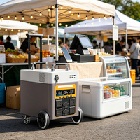 Sistema de Almacenamiento de Energía de 12 kWh, Generador Solar Portátil con Batería, Salida de CA de 110V/220V, Fuente de Alimentación de Respaldo de Emergencia para Uso Doméstico