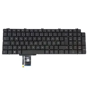 Original sueco teclado con retroiluminación para Dell Precision 7550, 7750, 7760, 7560 0X36MK X36MK SD portátil teclados Euro keycap