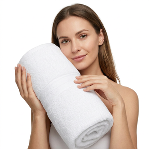 Fabricant de serviettes en tissu éponge pour spa, 100% coton, douces, absorbantes, séchage rapide, pour hôtels, spas, centres de villégiature, fourniture en gros - Product Image 1